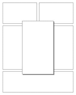 Charts and Printables: Comic Strip Template : 3d Effects Panels 6 Panel