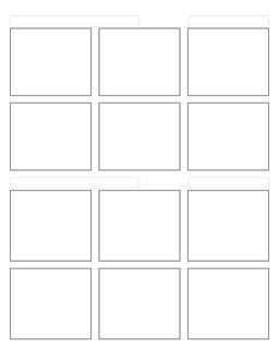 Charts and Printables: Comic Strip Template : 6 Panel 6 Panel With Title