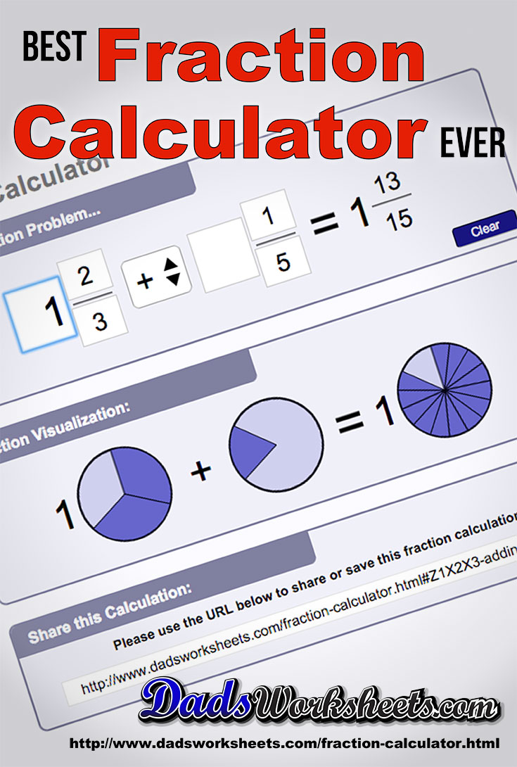 adding fractions with whole numbers calculator