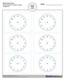 Printable Blank Clock Face Templates