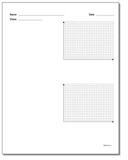 Two Problem Quadrant 1 Worksheet Paper