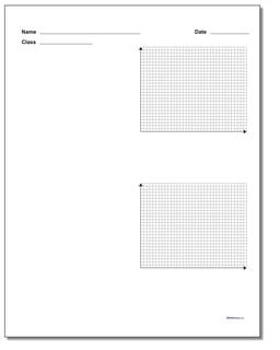 Two Problem Quadrant 1 Worksheet Paper