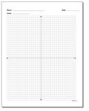 Coordinate Plane: Blank Coordinate Plane Work Pages