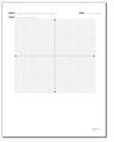 Coordinate Plane: Blank Coordinate Plane Work Pages