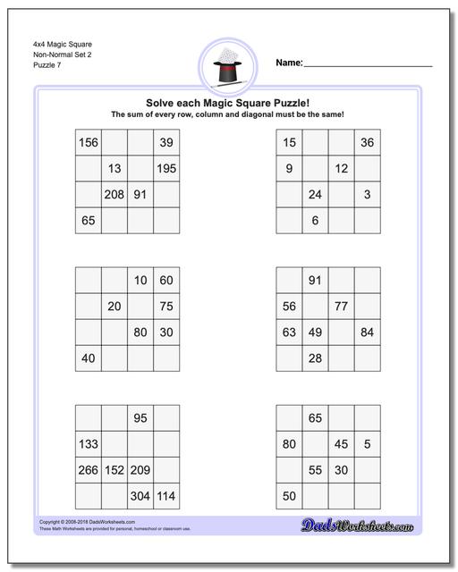 4x4 Magic Square