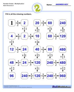 Number Snake Maze