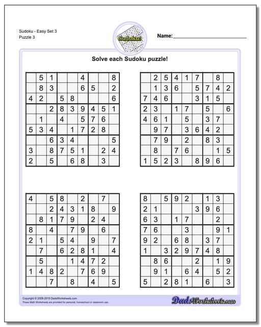 Sudoku - Easy