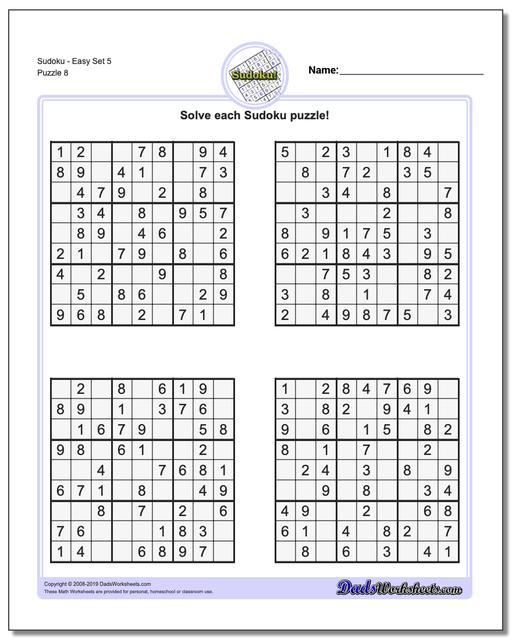 sudoku easy