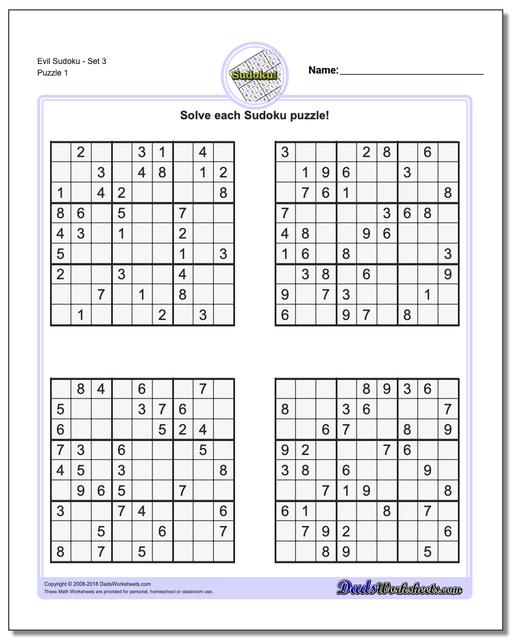 sudoku hard printable pdf