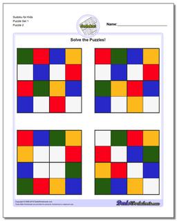 Sudoku for Kids Puzzle Set 1 /puzzles/sudoku.html