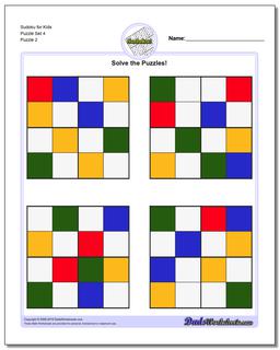 Sudoku for Kids Puzzle Set 4 /puzzles/sudoku.html