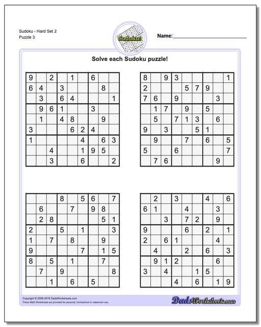 sudoku hard