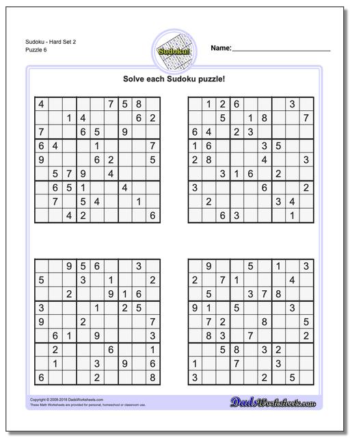 sudoku hard