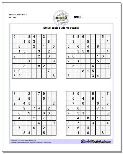 sudoku hard