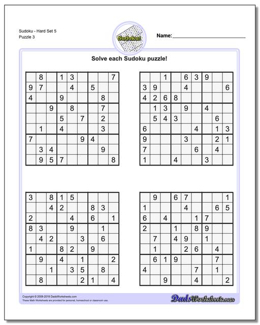 sudoku hard