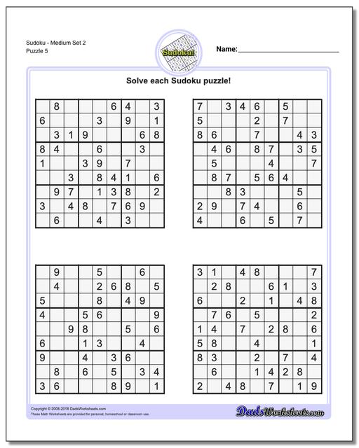 sudoku medium