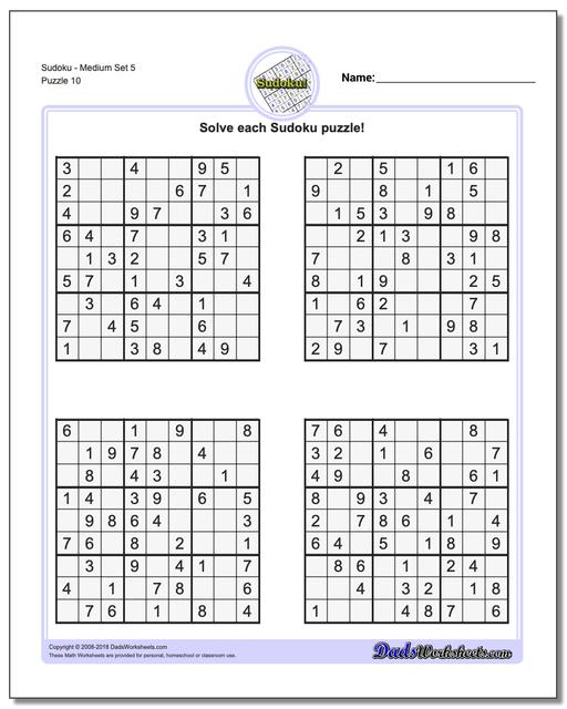 sudoku medium