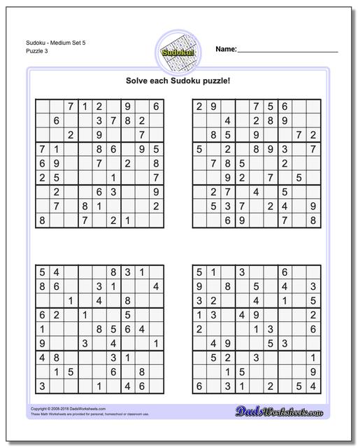 sudoku medium