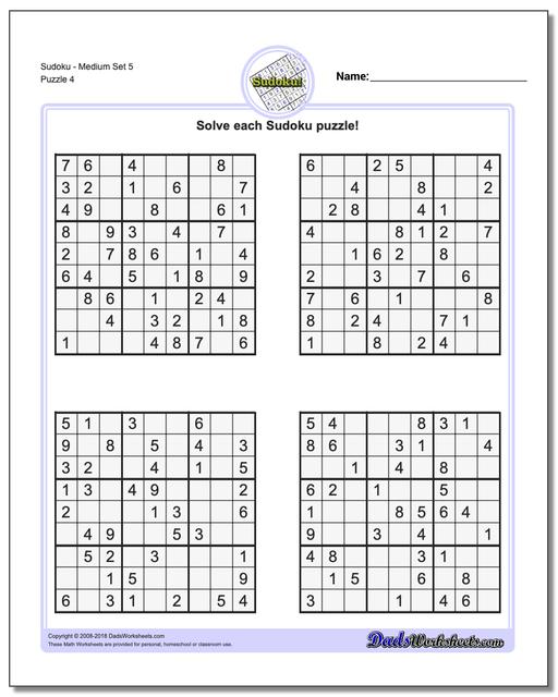 sudoku medium