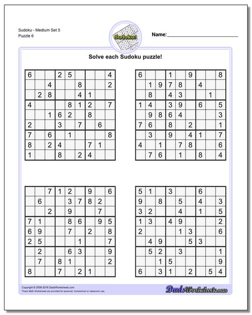 sudoku medium