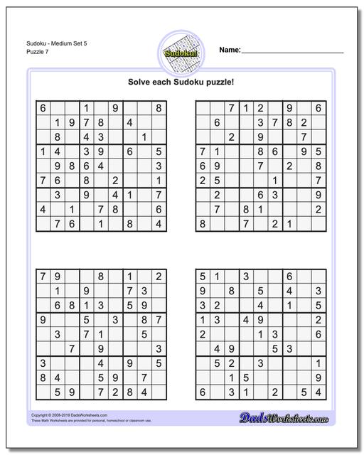 sudoku medium