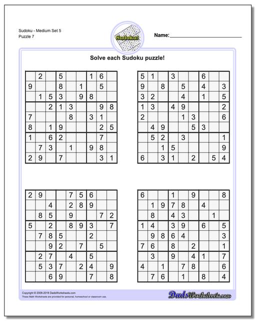 sudoku medium