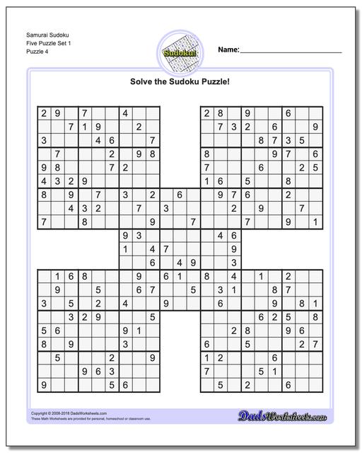 samurai-sudoku-five