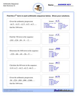 Arithmetic Sequences