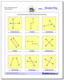 Basic Geometry: Parallel, Perpendicular, Intersecting