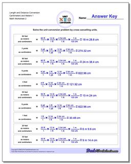 Length and Distance Conversion Worksheet Centimeters and Meters 1 /worksheets/customary-and-metric.html
