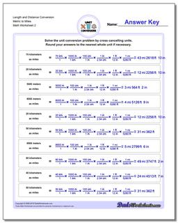 Length and Distance Conversion Worksheet Metric to Miles /worksheets/customary-and-metric.html