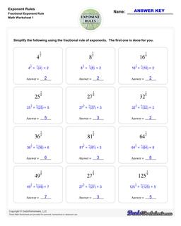 Exponent Rules