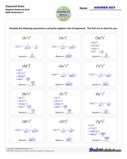 Exponent Rules