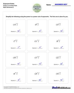 Exponent Rules