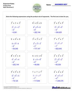 Exponent Rules