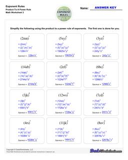 Exponent Rules