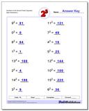 exponents worksheets simple exponents and powers of ten