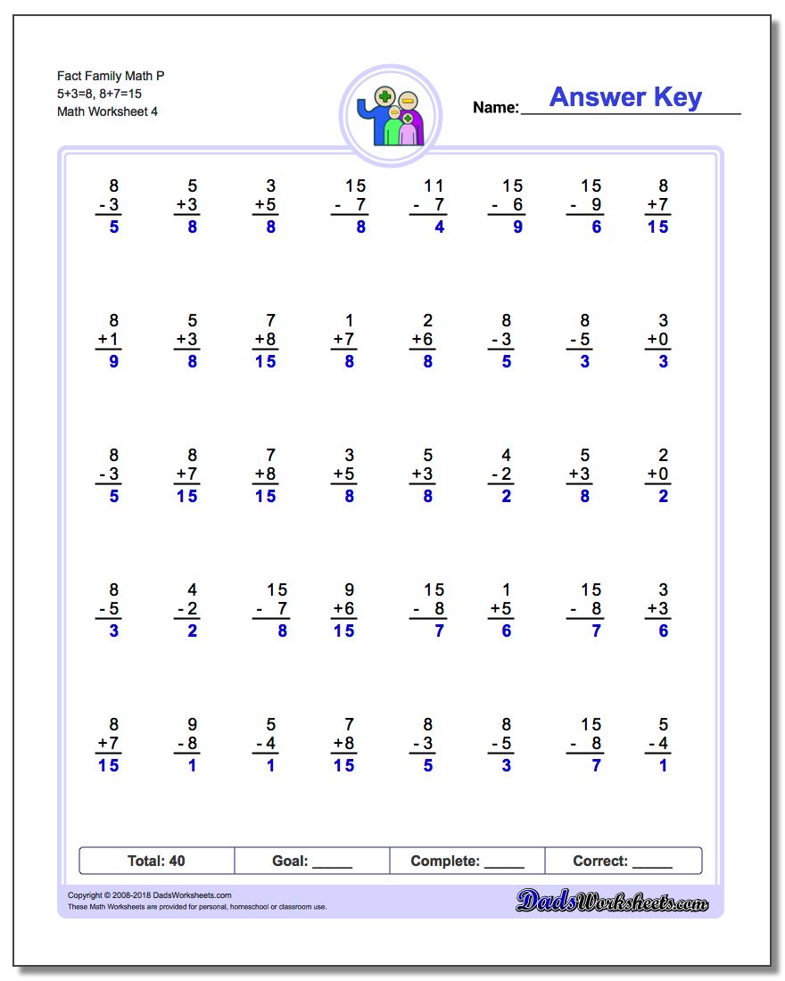 one minute additionsubtraction