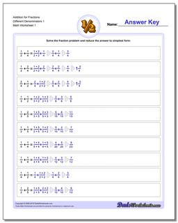 adding fractions