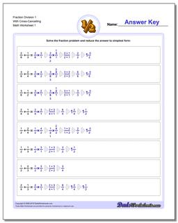 dividing fractions