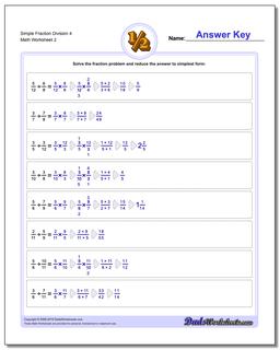 Simple Fraction Worksheet Division Worksheet 4 /worksheets/fraction-division.html