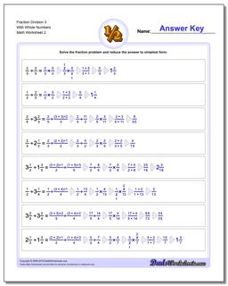 Fraction Worksheet Division Worksheet 3 With Whole Numbers /worksheets/fraction-division.html