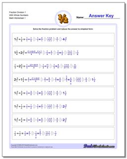 dividing fractions fraction division with wholes