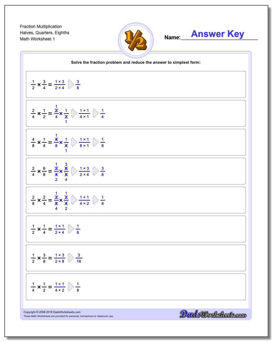 Simple Fraction Multiplication