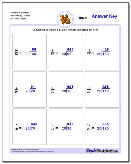 fractions as decimals fraction to decimals by division