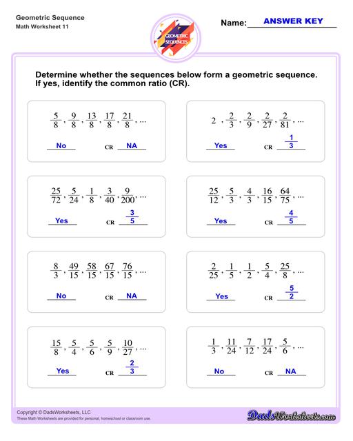 40 Geometric Series Worksheet With Answers Worksheet Live