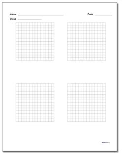 Four Problem Coordinate Plane Worksheet Paper /worksheets/graph-paper.html