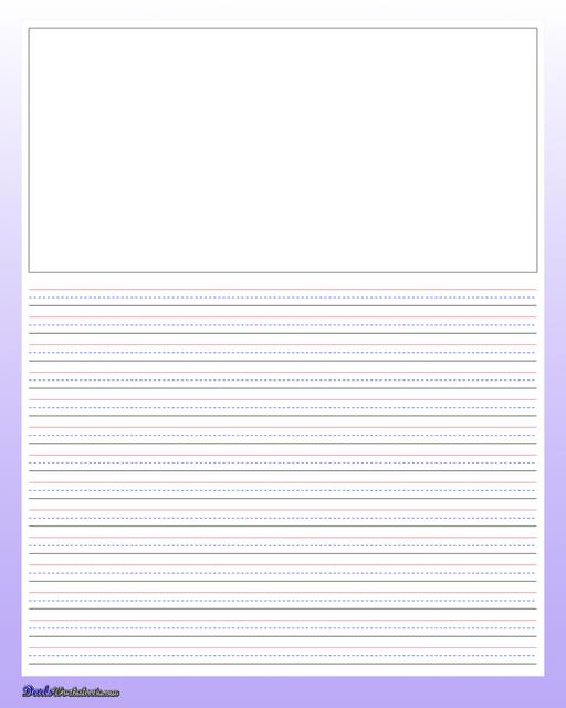Free Printable Lined Paper {Handwriting Paper Template} - Paper Trail Design