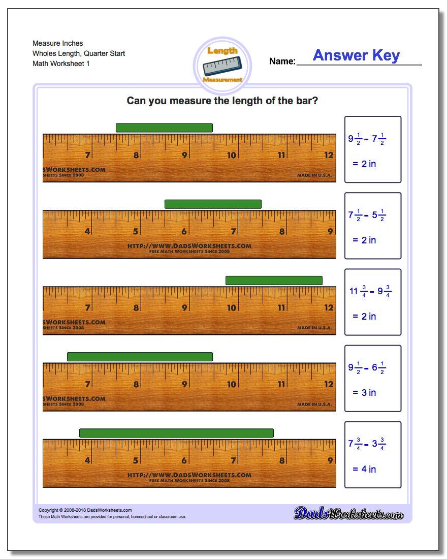 how to measure inches on a ruler