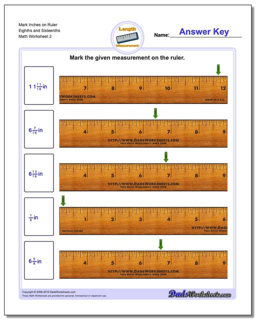 Mark the Ruler in Inches